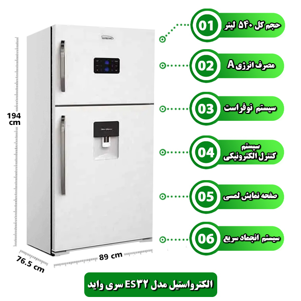 الکترواستیل مدل ES32 سری واید