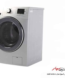 ماشین لباسشویی اسنوا مدل swd-octa s رنگ نقره ای