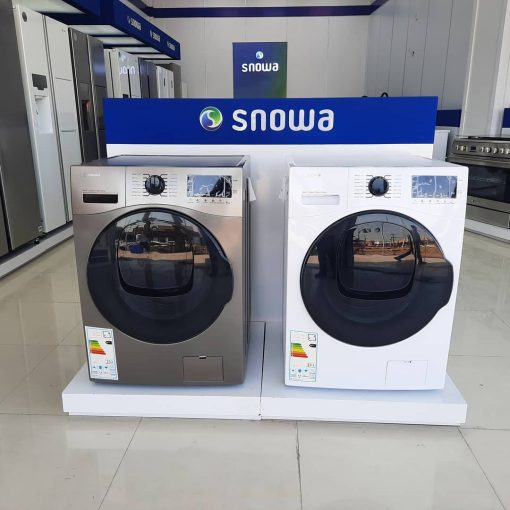 ماشین لباسشویی اسنوا مدل ادواش رنگ سفید و نقره ای