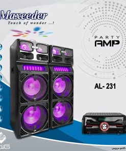 اسپیکر مکسیدر مدل AL- 231 آمپلی جدا 4 ساب 12 دی جی