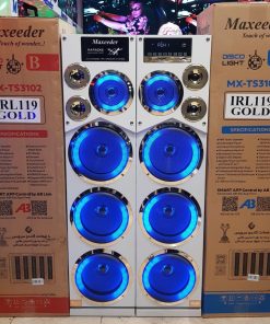 اسپیکر و باند مکسیدر مدل IRL119 GOLD سه ساب 10 اینچ سفید طلایی