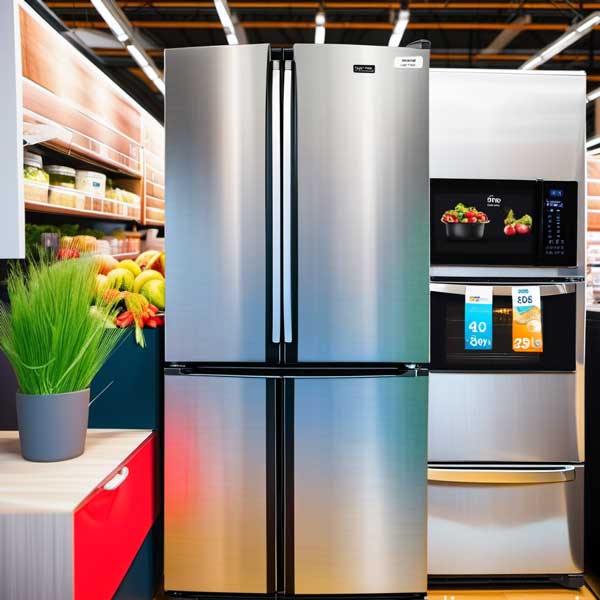 یخچال رنگ استیل و سیلور